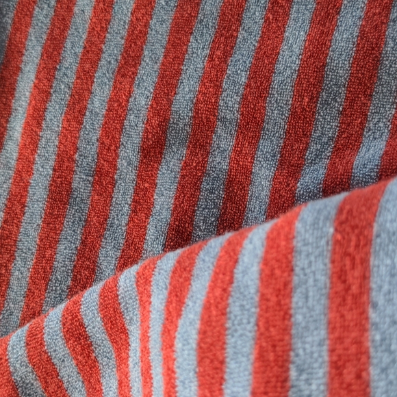 dRA los angeles Terry cloth Striped tee,New, Medium - Picture 3 of 4